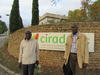 Ibrahima N'Doye (à g.) et Djibril Sané (à dr.), représentants de l'Université Cheikh Anta Diop dans le projet CultiVar.