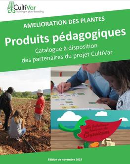 Catalogue of educational products, project CultiVar